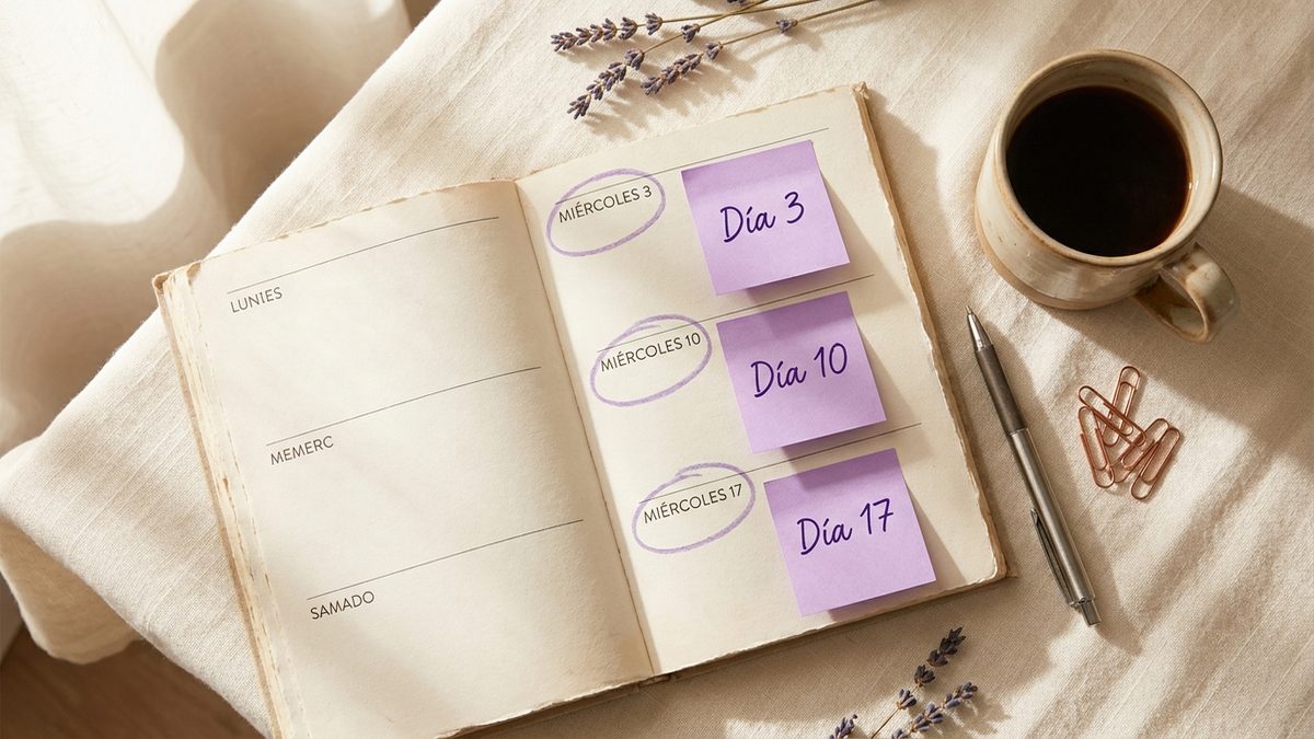 Línea de tiempo mostrando la cadencia óptima de follow-ups en prospección B2B: email 1 en día 1, follow-up en día 3, follow-up en día 10, follow-up en día 17, con porcentajes de respuesta acumulados